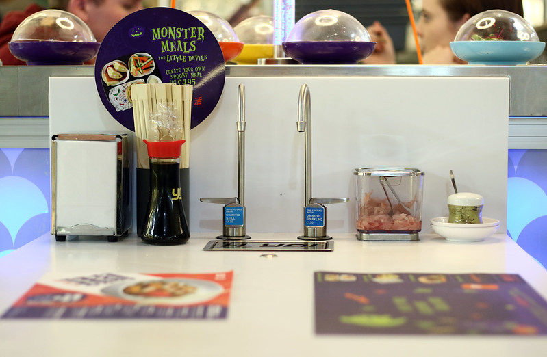 Yo Sushi Table Sheffield 2017