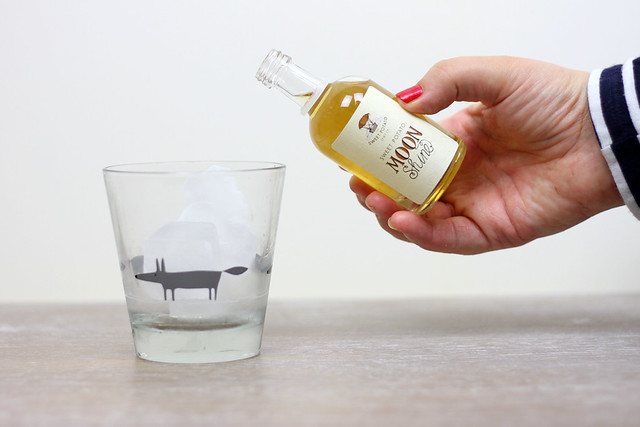 Moon Shine bottle glass