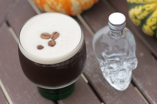 Coffee Martini with Crystal Head Vodka