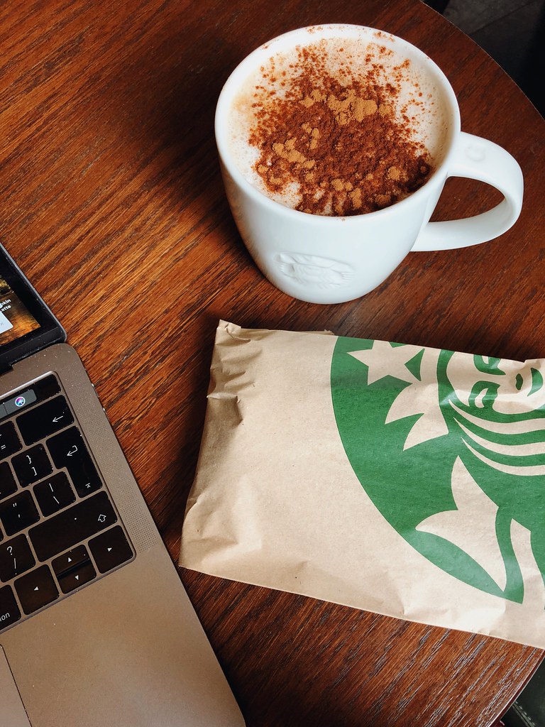 Working from Starbucks