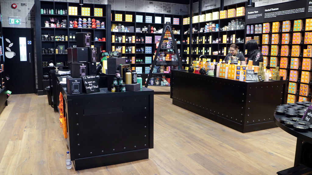 Inside the T2 shop sheffield