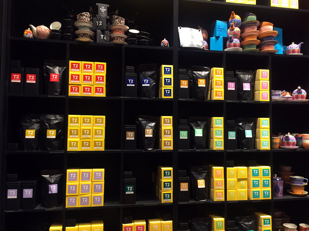 T2 Teas in the Shop