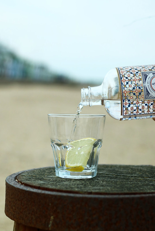 Fishers Gin Pouring Seaside