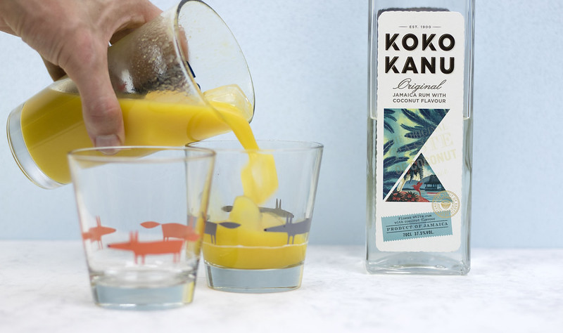 Koko Kanu with coconut