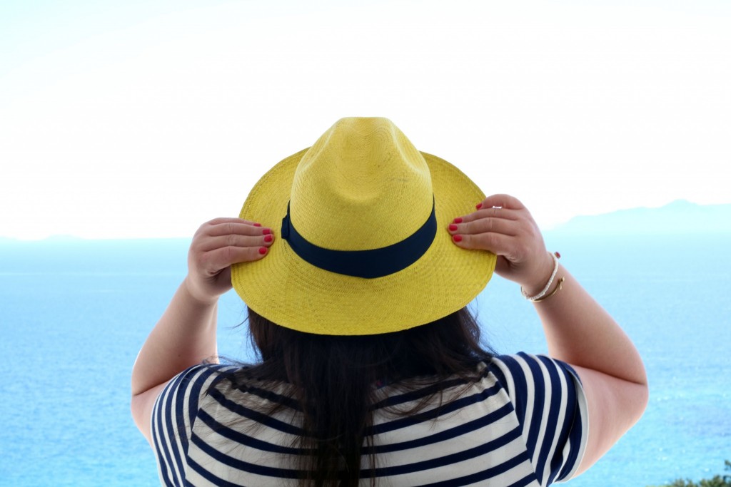 Looking out at the view